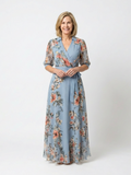 Aimee | Women’s Flowy Floral V Neck Summer Maxi Dress