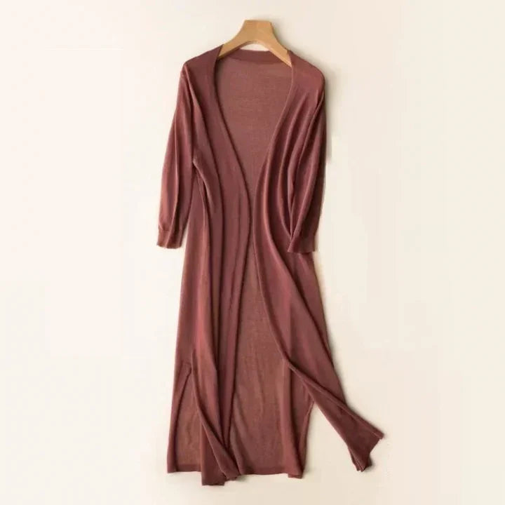 Alessandra | Women’s Long Sleeve Open Knit Cardigan