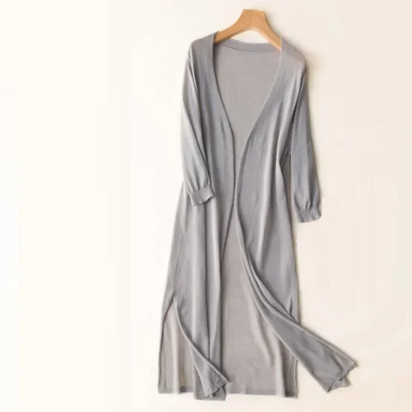 Alessandra | Women’s Long Sleeve Open Knit Cardigan