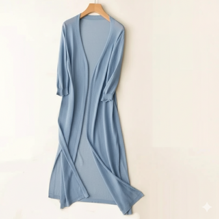 Alessandra | Women’s Long Sleeve Open Knit Cardigan