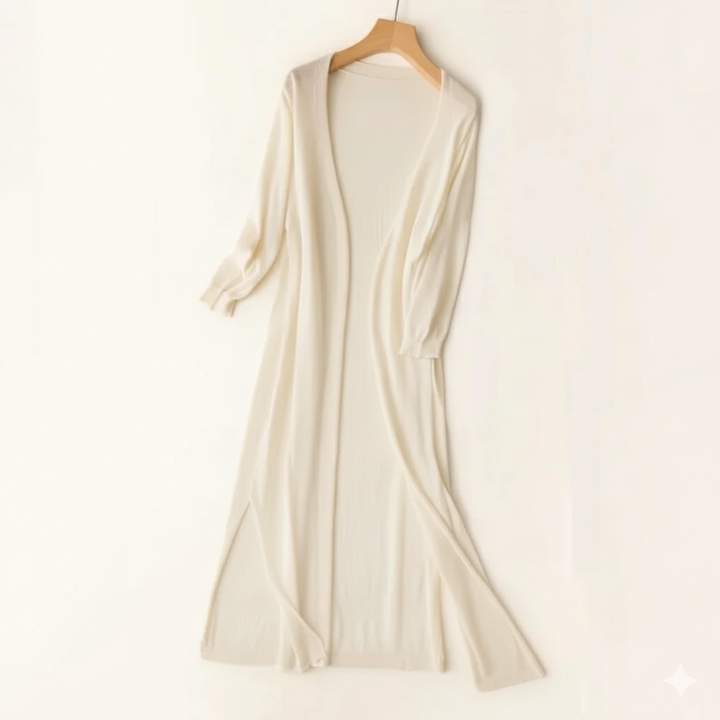Alessandra | Women’s Long Sleeve Open Knit Cardigan