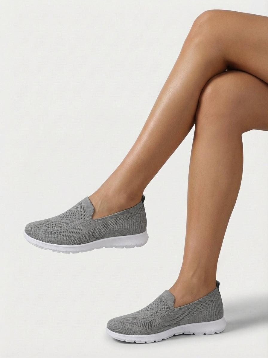 Amelia | Women’s Round Toe Slip On Walking Shoes