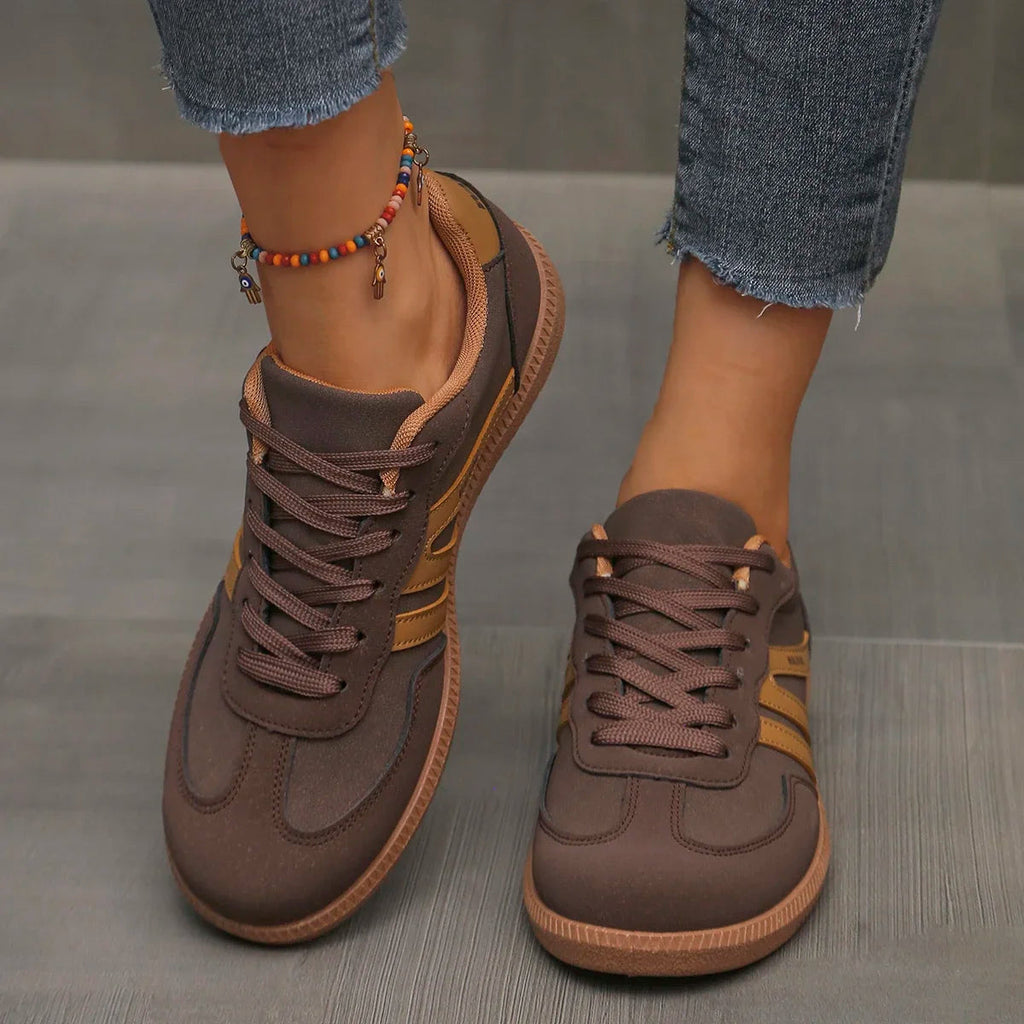 Annette | Women’s Round Toe Lace Up Walking Shoes