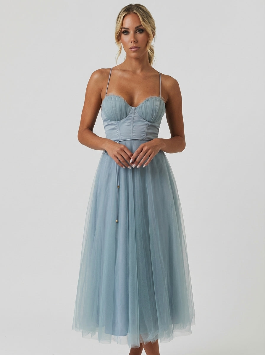 Ariana | Women’s Sweetheart Corset Dress With Thin Strap