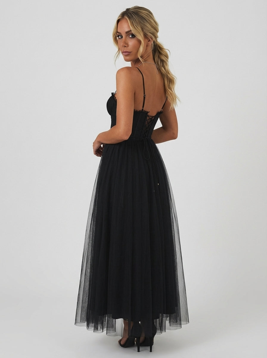 Ariana | Women’s Sweetheart Corset Dress With Thin Strap