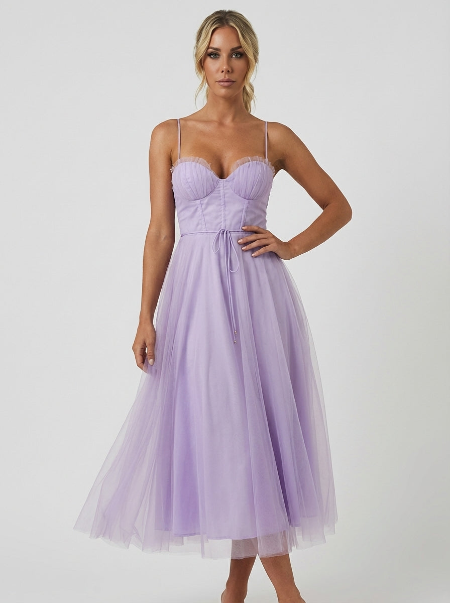 Ariana | Women’s Sweetheart Corset Dress With Thin Strap