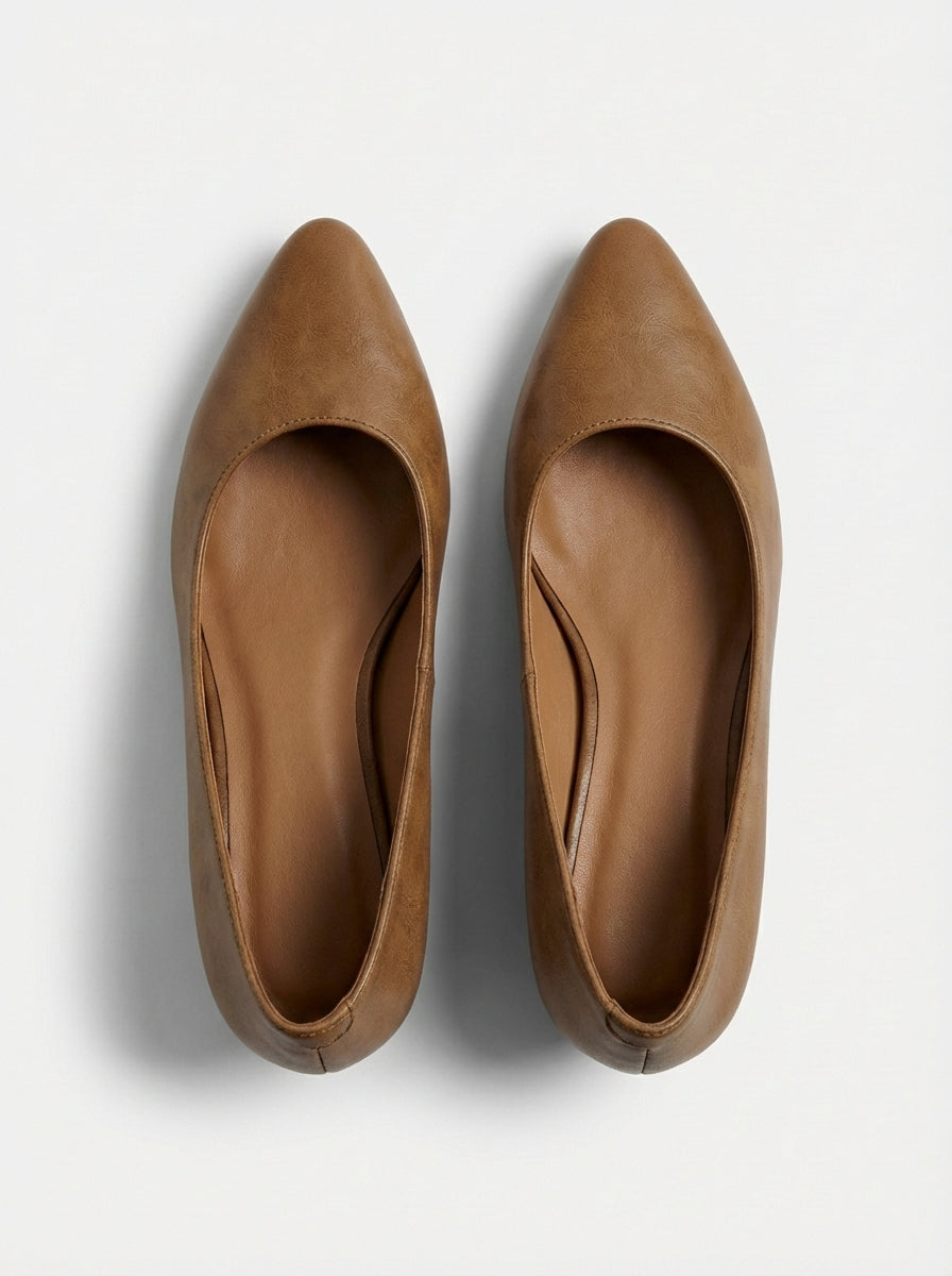 Ava | Women’s Slim Profile Pointed Toe Occasion Flats