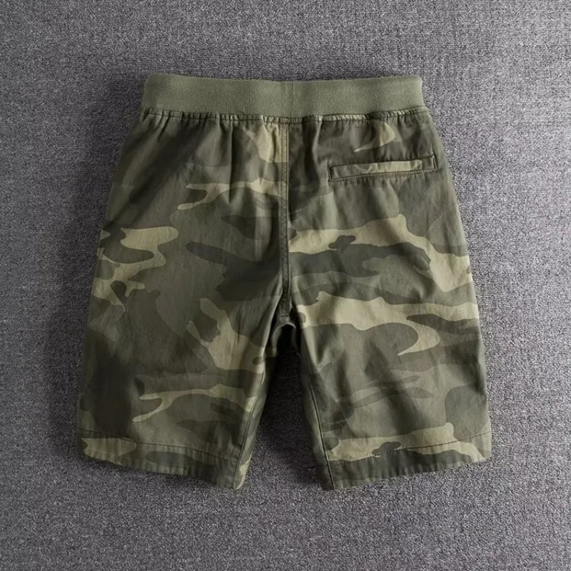 Bryson | Men’s Camo Print Drawstring Summer Shorts