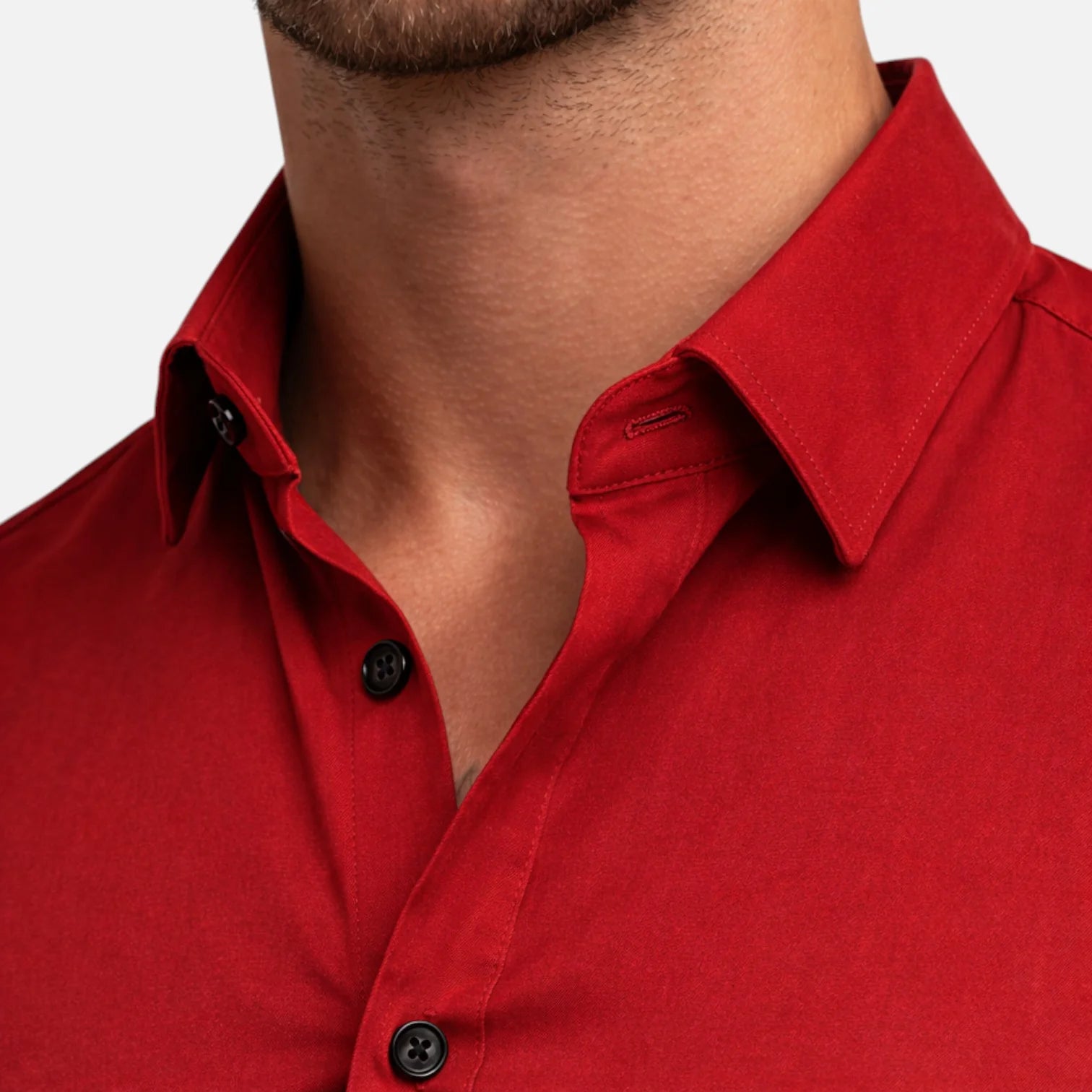 Charles | Men’s Slim Fit Button Front Short Sleeve Shirt