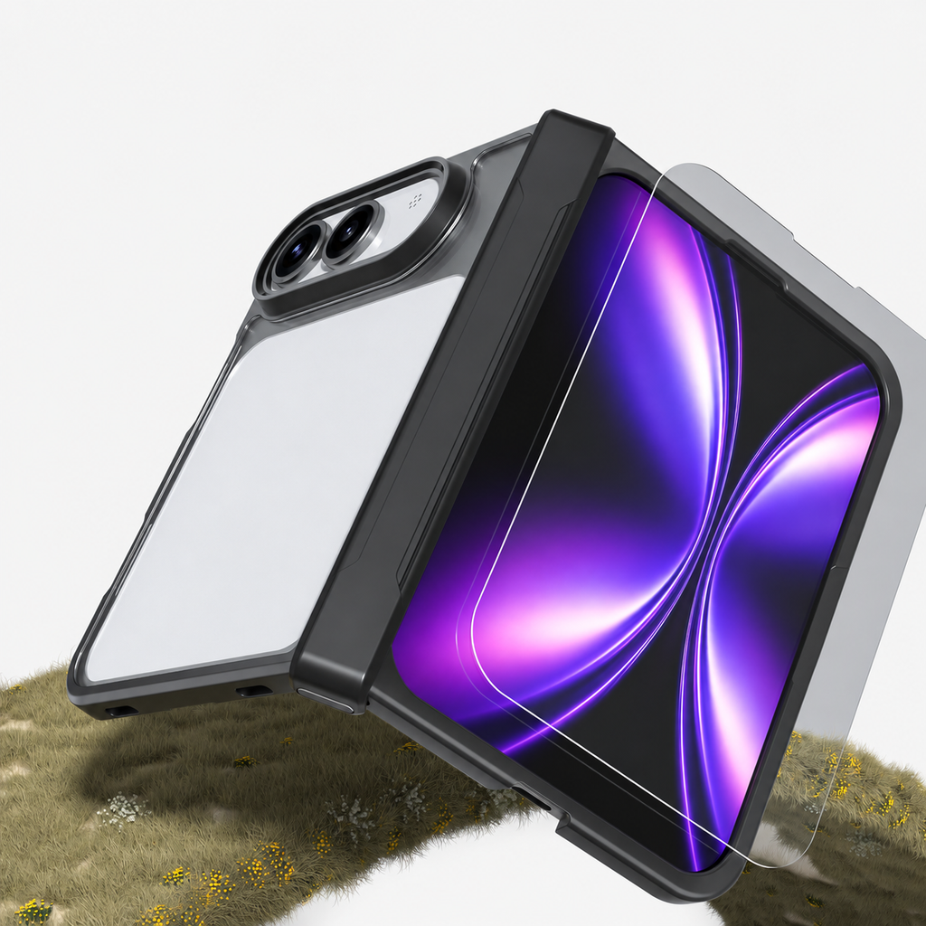Foldable Protective Case for iPhone Duo