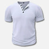 Daniel | Men’s Ribbed Henley Short Sleeve Shirt