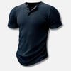 Daniel | Men’s Ribbed Henley Short Sleeve Shirt