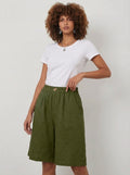 Danielle | Women’s Wide Leg Summer Knee Length Shorts