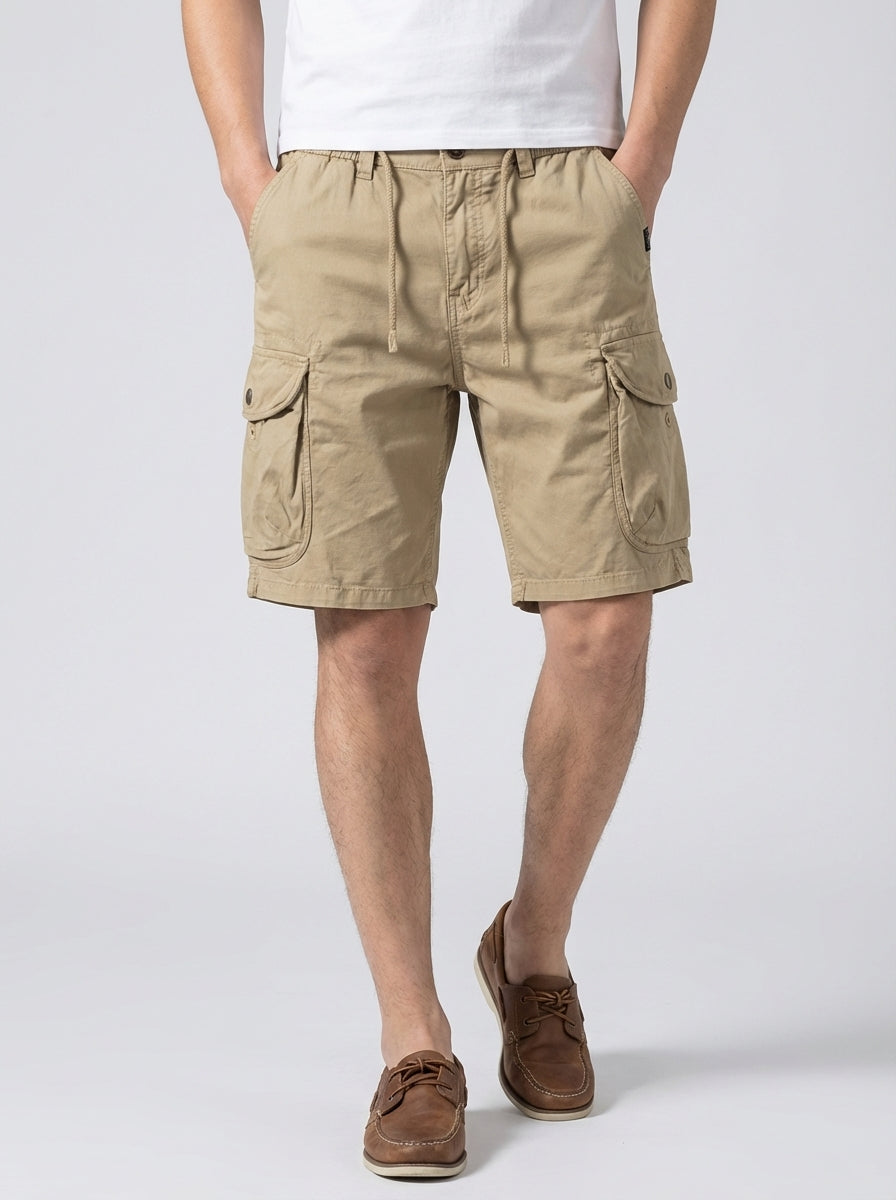 Donald | Men's Summer Cargo Shorts Elastic Waist