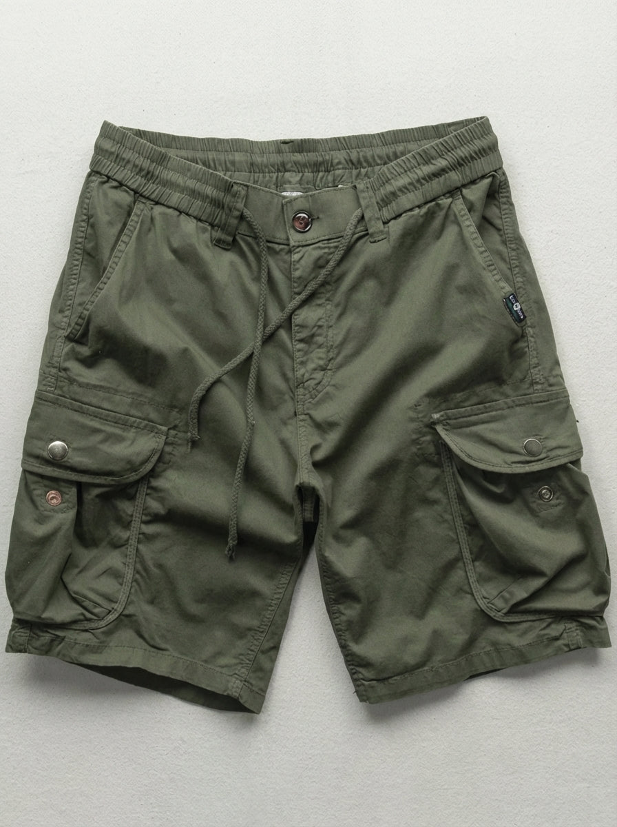 Donald | Men's Summer Cargo Shorts Elastic Waist