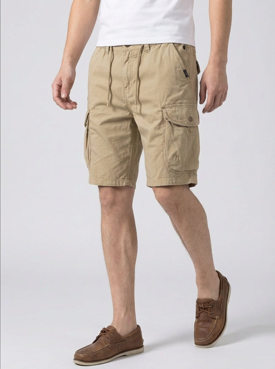 Donald | Men's Summer Cargo Shorts Elastic Waist