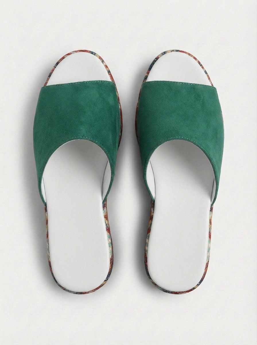 Eleanor | Women’s Platform Wedge Slide Sandals