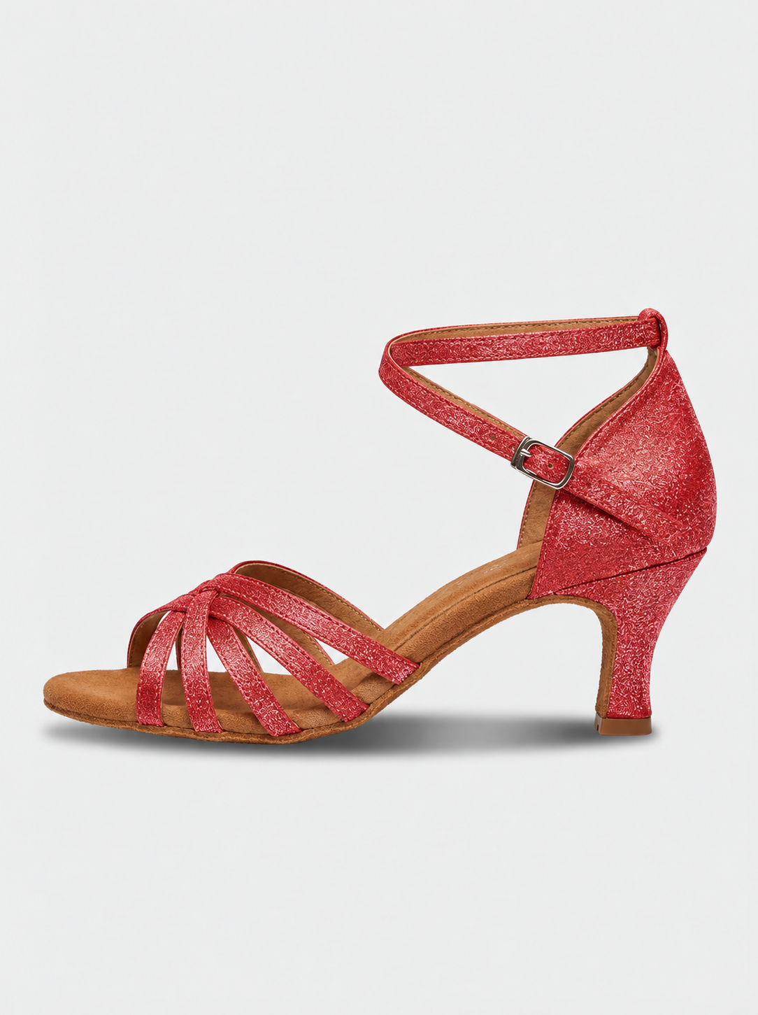 Ella | Women’s Criss Cross Strap Open Toe Dance Heels Women