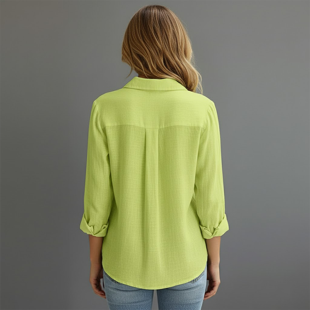 Hannah | Women’s Button Down Long Sleeve Blouse
