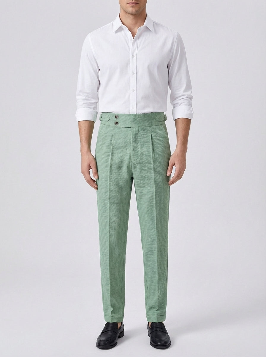 Henry | Men's Pleated Wedding Guest Dress Pants