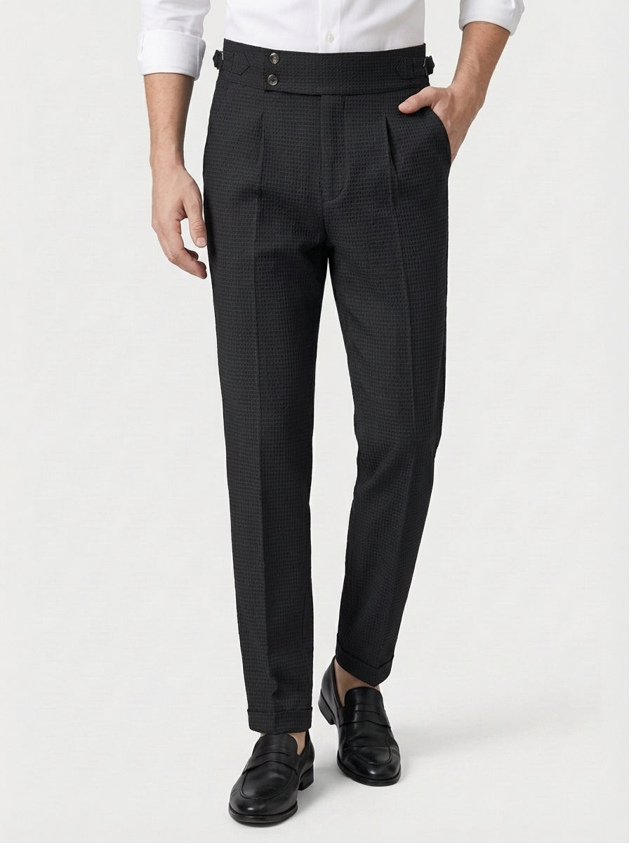 Henry | Men's Pleated Wedding Guest Dress Pants