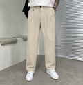 Henry | Men's Wide Leg Pleated Dress Pants