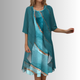 Teal Print