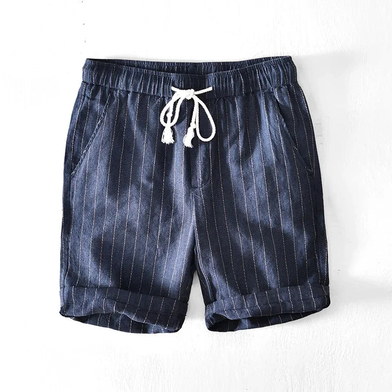 Joseph | Men’s Knee Length Drawstring Pinstripe Shorts
