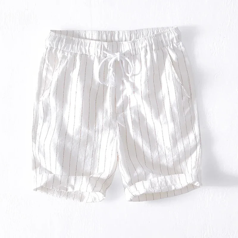 Joseph | Men’s Knee Length Drawstring Pinstripe Shorts