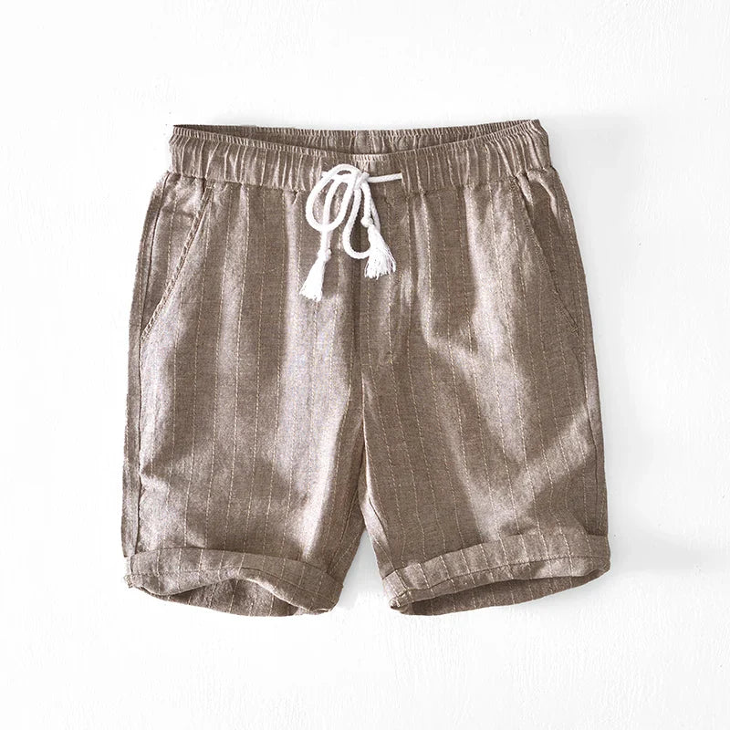 Joseph | Men’s Knee Length Drawstring Pinstripe Shorts