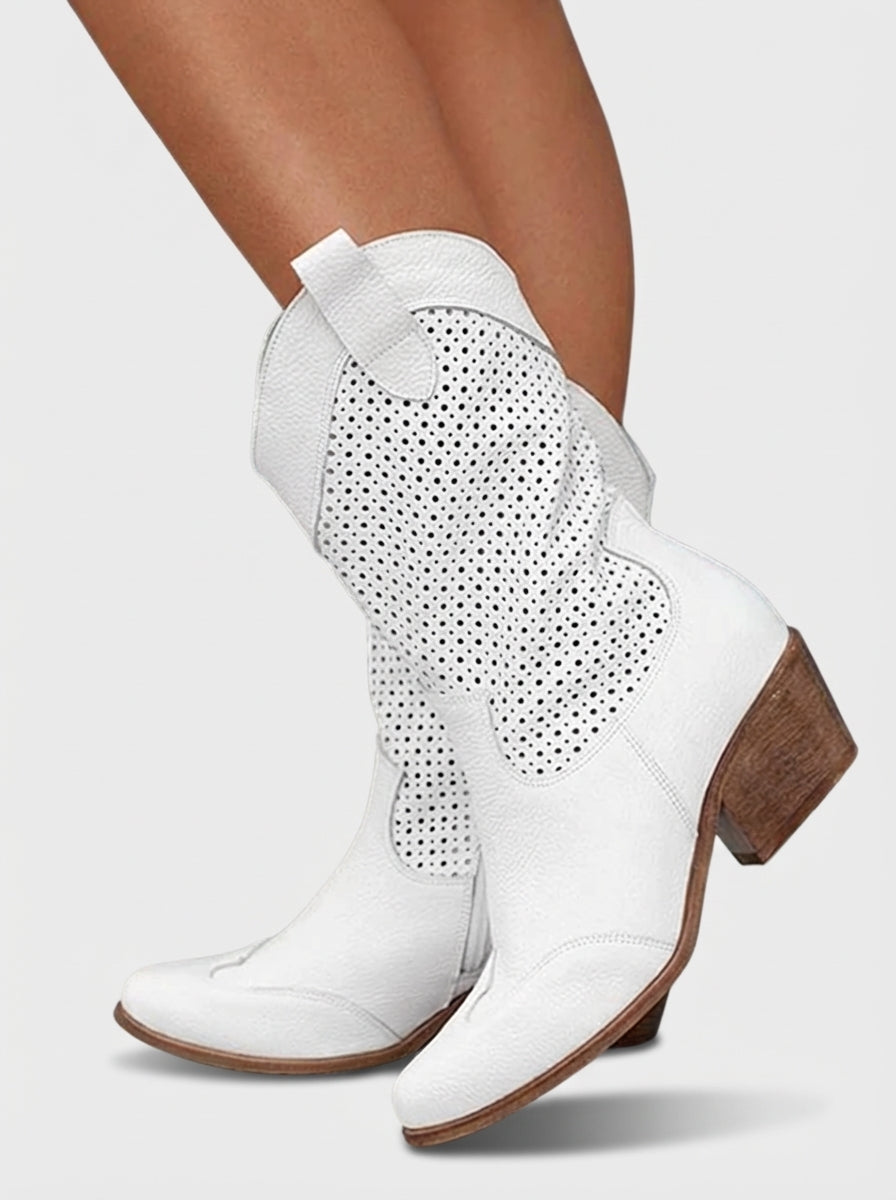 Karen | Women’s Pointed Toe Mid Calf Cowboy Boots