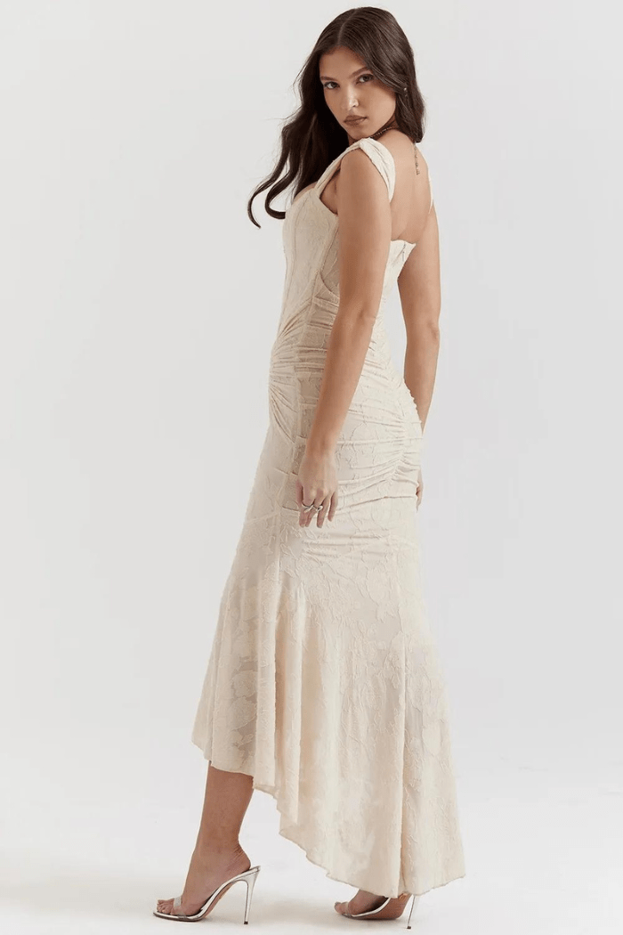 Katherine | Women's Graduation Sleeveless Open Back Fishtail Dress