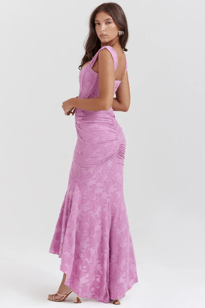 Katherine | Women's Graduation Sleeveless Open Back Fishtail Dress