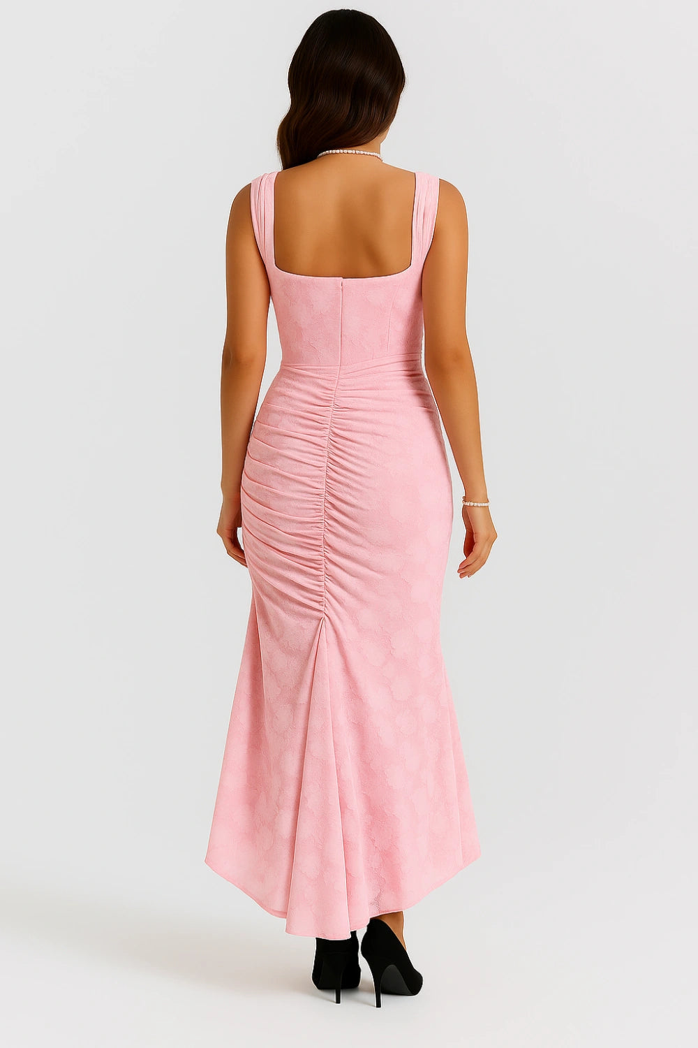 Katherine | Women's Graduation Sleeveless Open Back Fishtail Dress