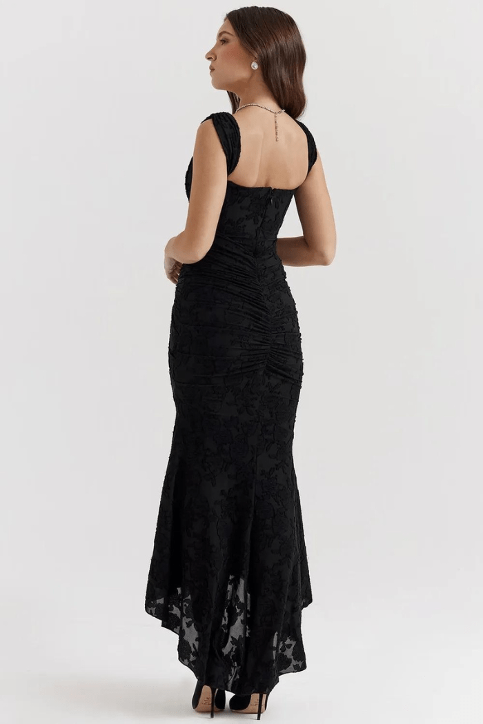 Katherine | Women's Graduation Sleeveless Open Back Fishtail Dress