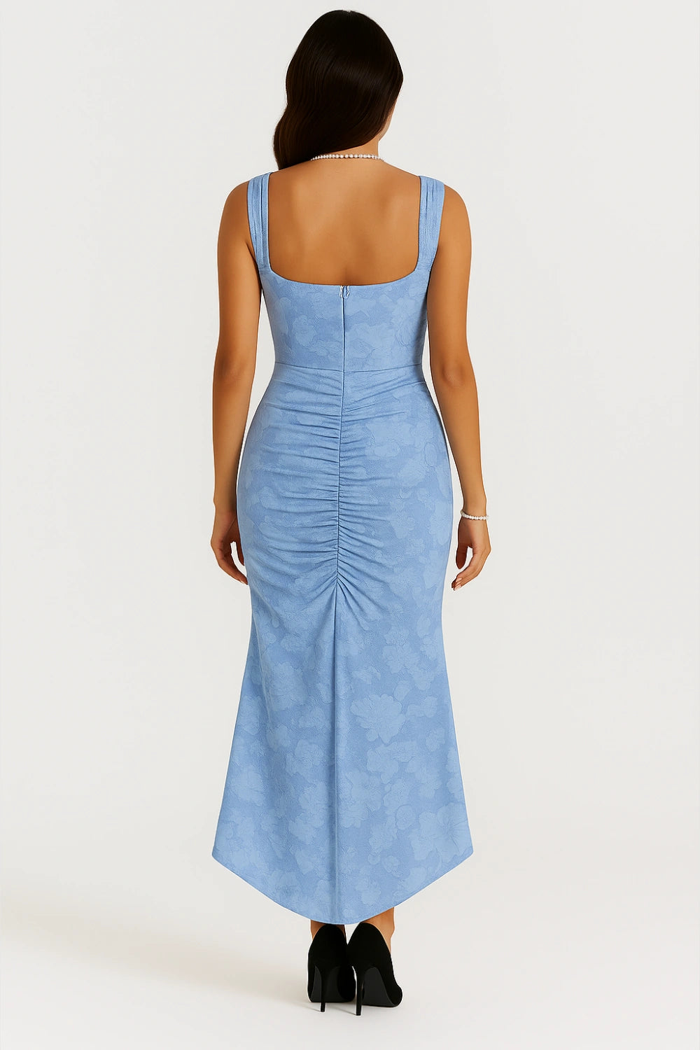 Katherine | Women's Graduation Sleeveless Open Back Fishtail Dress