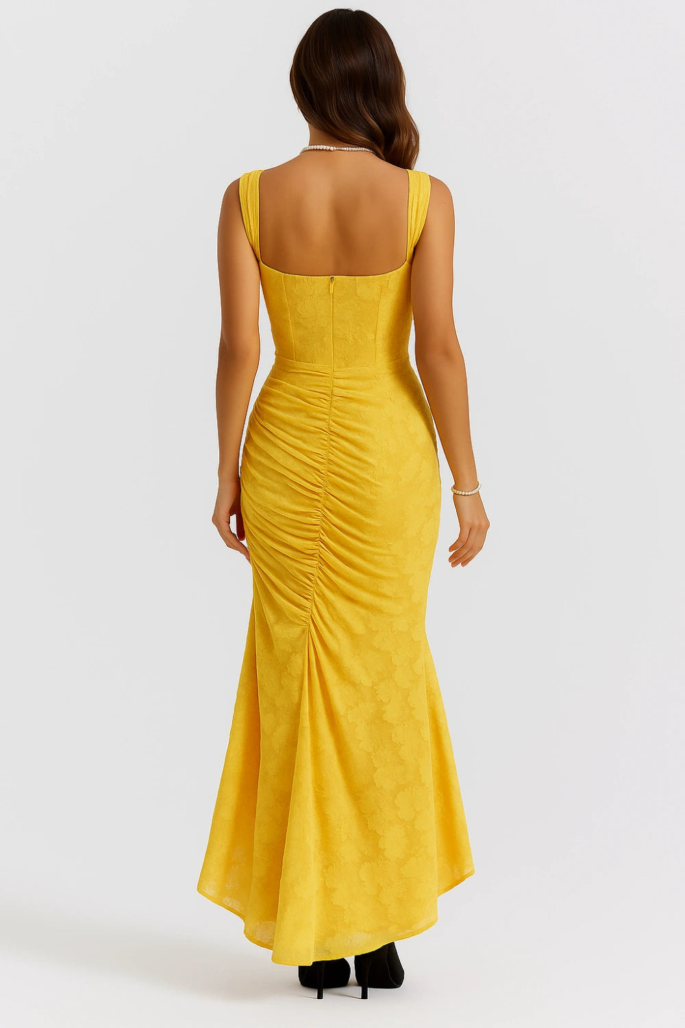 Katherine | Women's Graduation Sleeveless Open Back Fishtail Dress