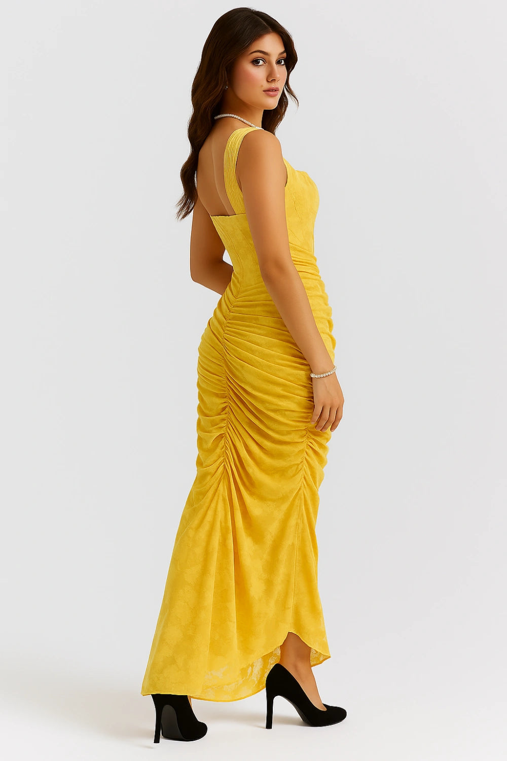 Katherine | Women's Graduation Sleeveless Open Back Fishtail Dress