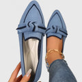 Liliana | Women’s Slip-On Flats Pointed Toe With Bow Detail