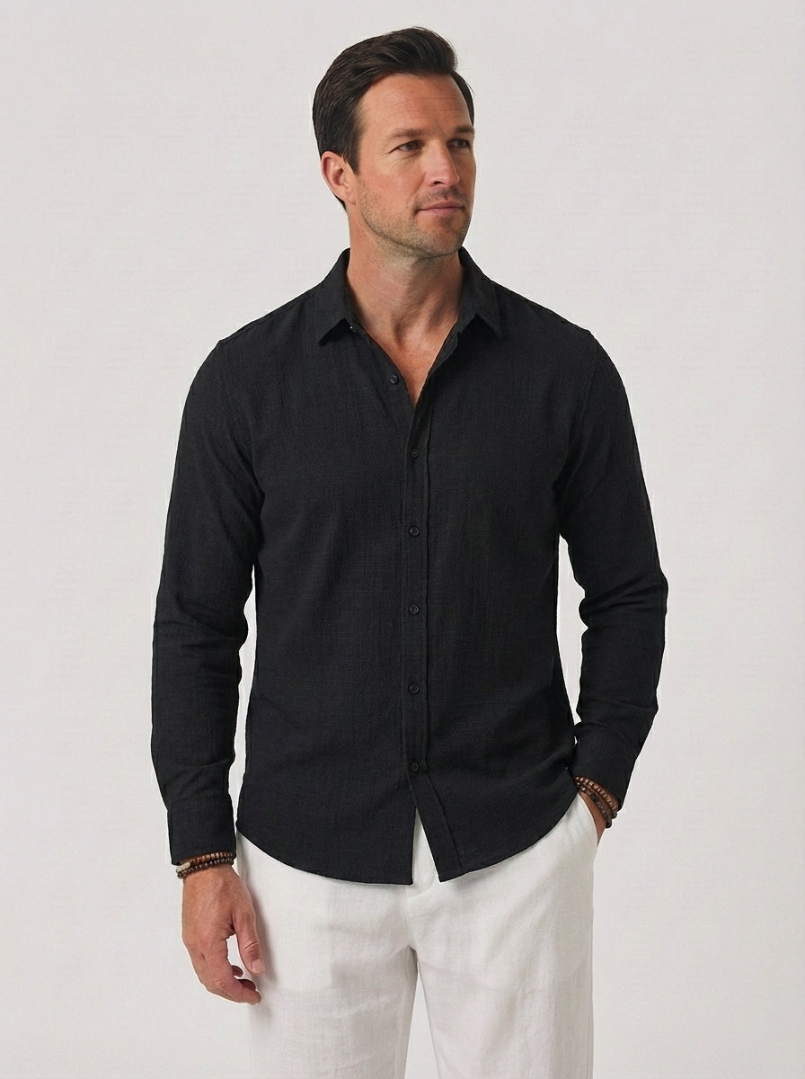 Logan | Men’s Long Sleeve Button Up Shirt