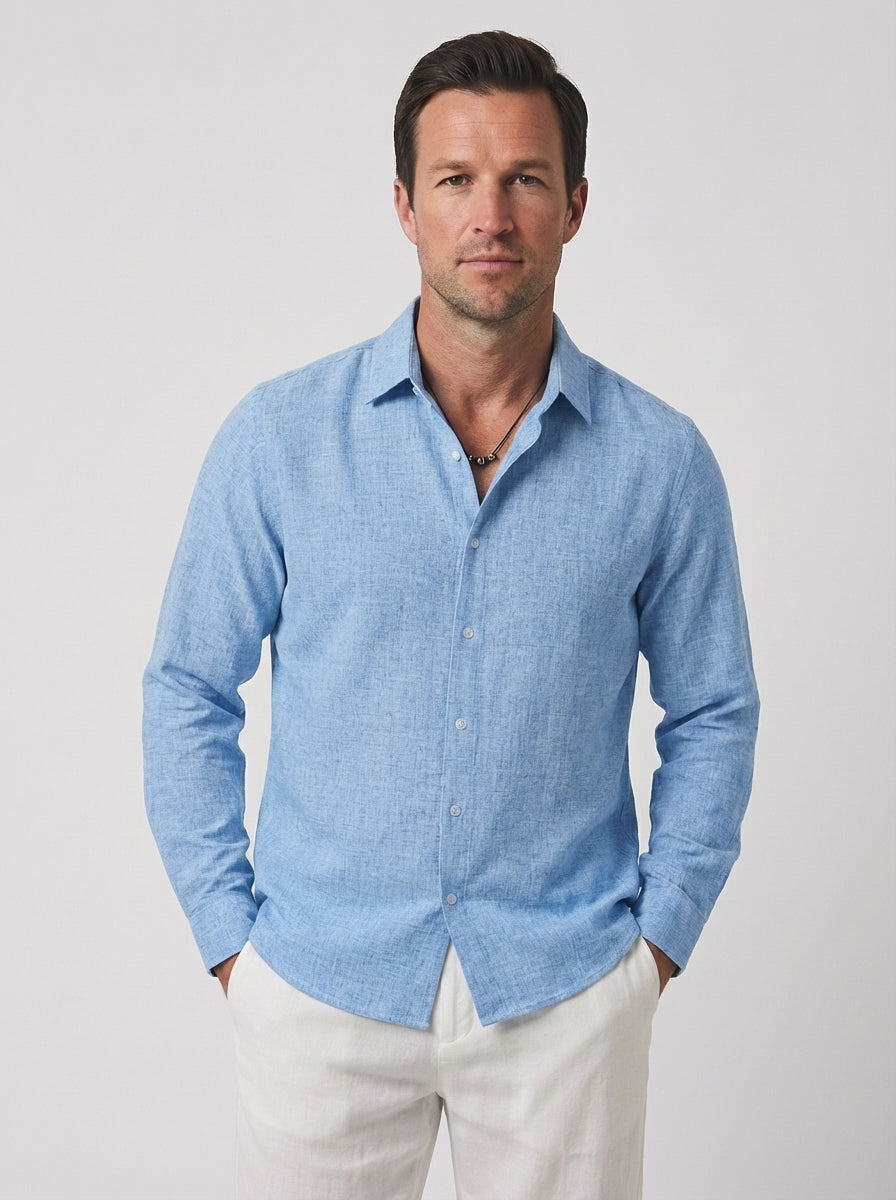 Logan | Men’s Long Sleeve Button Up Shirt
