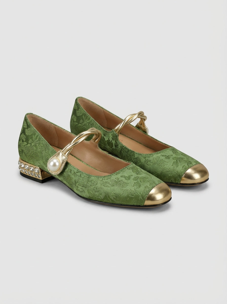 Emily | Women’s Low Heel Occasion Mary Jane Shoes