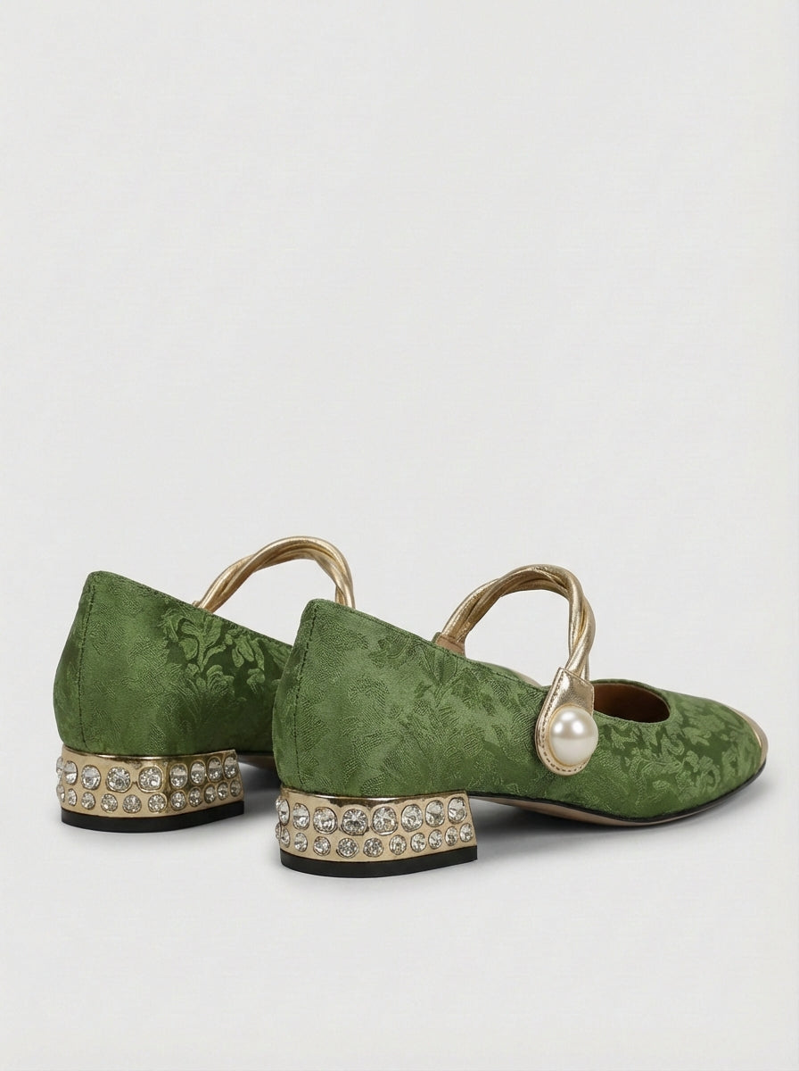 Emily | Women’s Low Heel Occasion Mary Jane Shoes