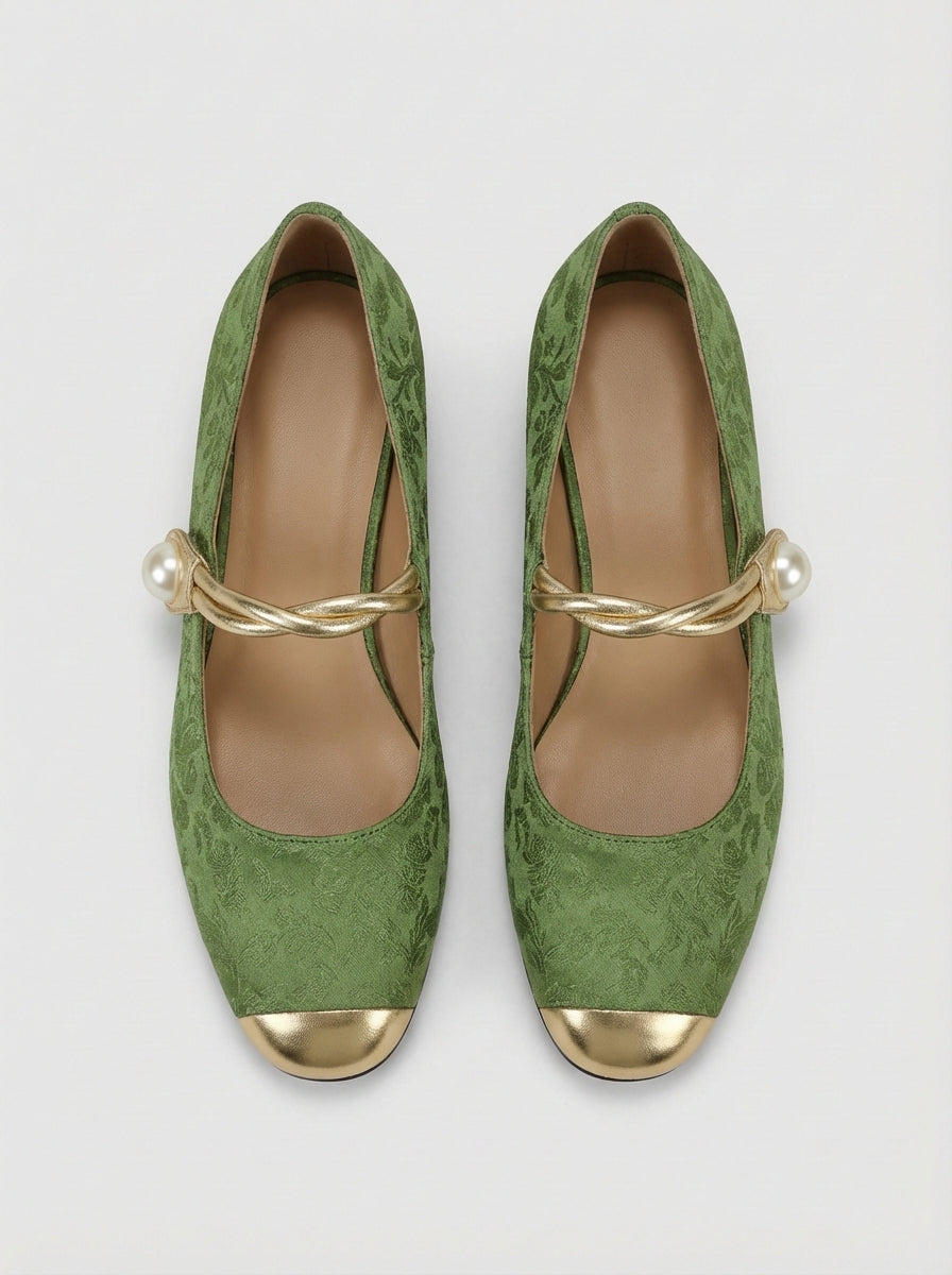Emily | Women’s Low Heel Occasion Mary Jane Shoes