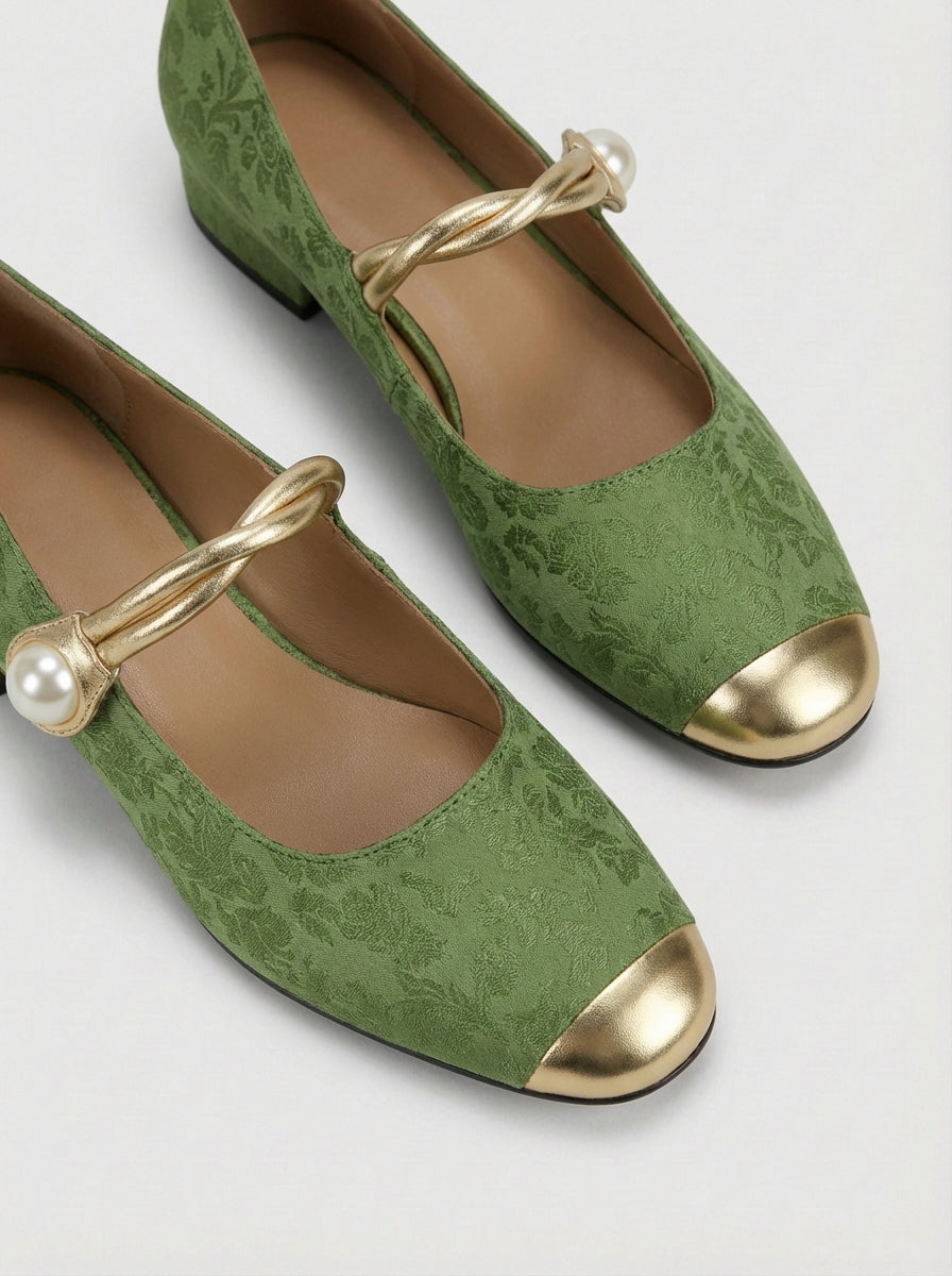 Emily | Women’s Low Heel Occasion Mary Jane Shoes