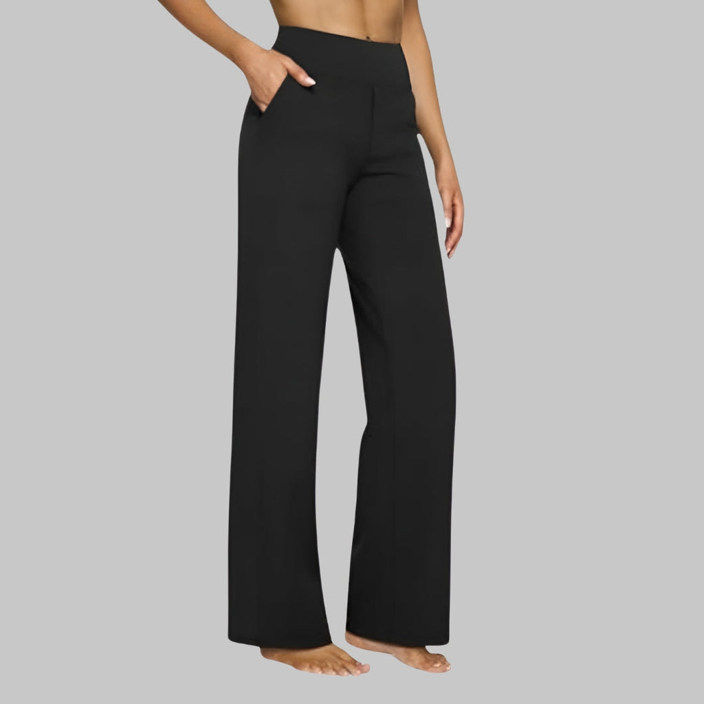 Mary | Women’s High Rise Wide Leg Stretch Dress Pants