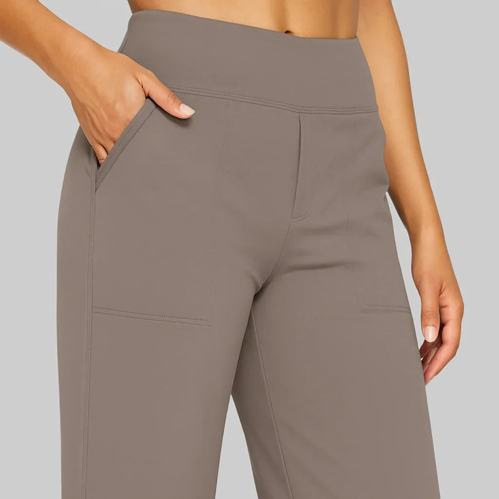 Mary | Women’s High Rise Wide Leg Stretch Dress Pants