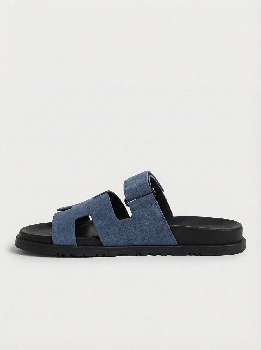 Matthew | Men’s Slide Sandals With Wide Strap And Open Toe