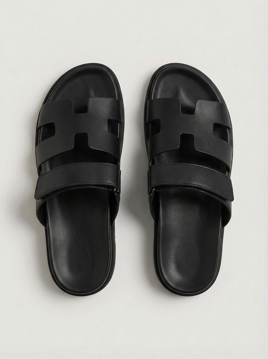 Matthew | Men’s Slide Sandals With Wide Strap And Open Toe