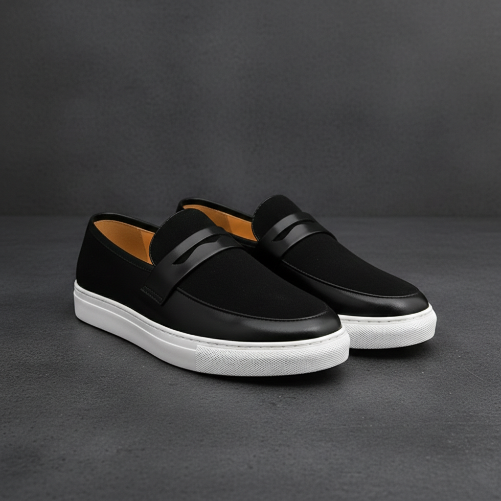 Max | Men's Round Toe Slip-On Dress Loafers